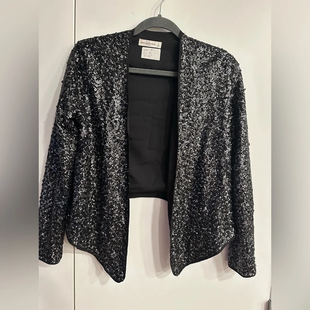 ABERCROMBIE & FITCH SEQUIN BLAZER - Picture 2 of 7